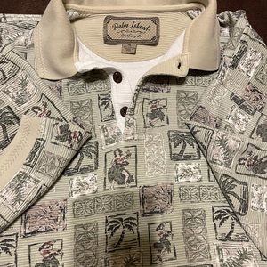 Palm Island Clothing Co, tropical 🌴 shirt, size Xlarge, great pre-owned